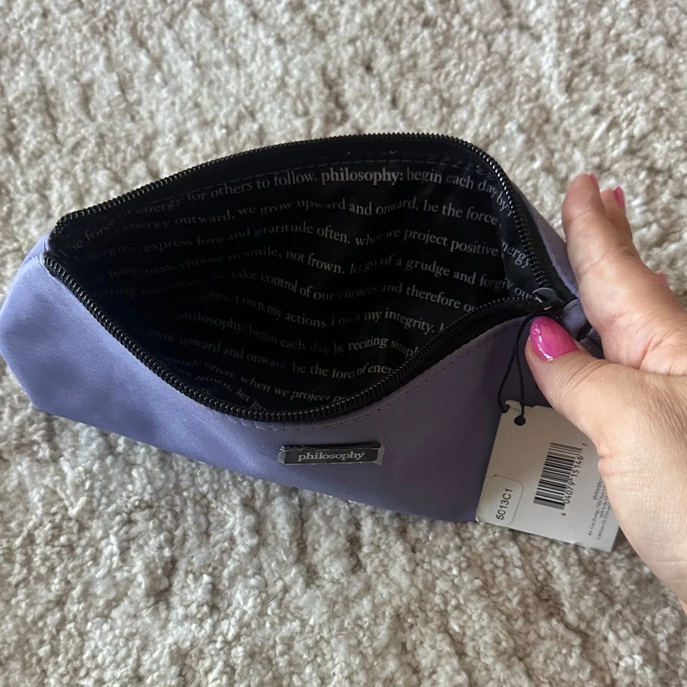 Philosophy Lavender Cosmetic Pouch